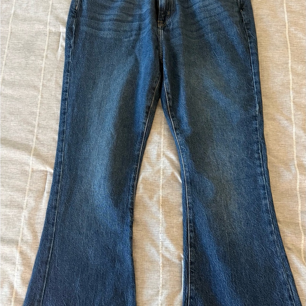 Forever 21 Dark Blue Flare Jeans